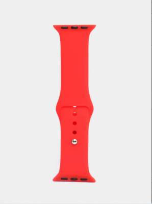Ремешок силиконовый Apple Watch 42\44ММ, красный