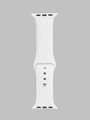 Ремешок силиконовый Apple Watch 42\44ММ, белый 