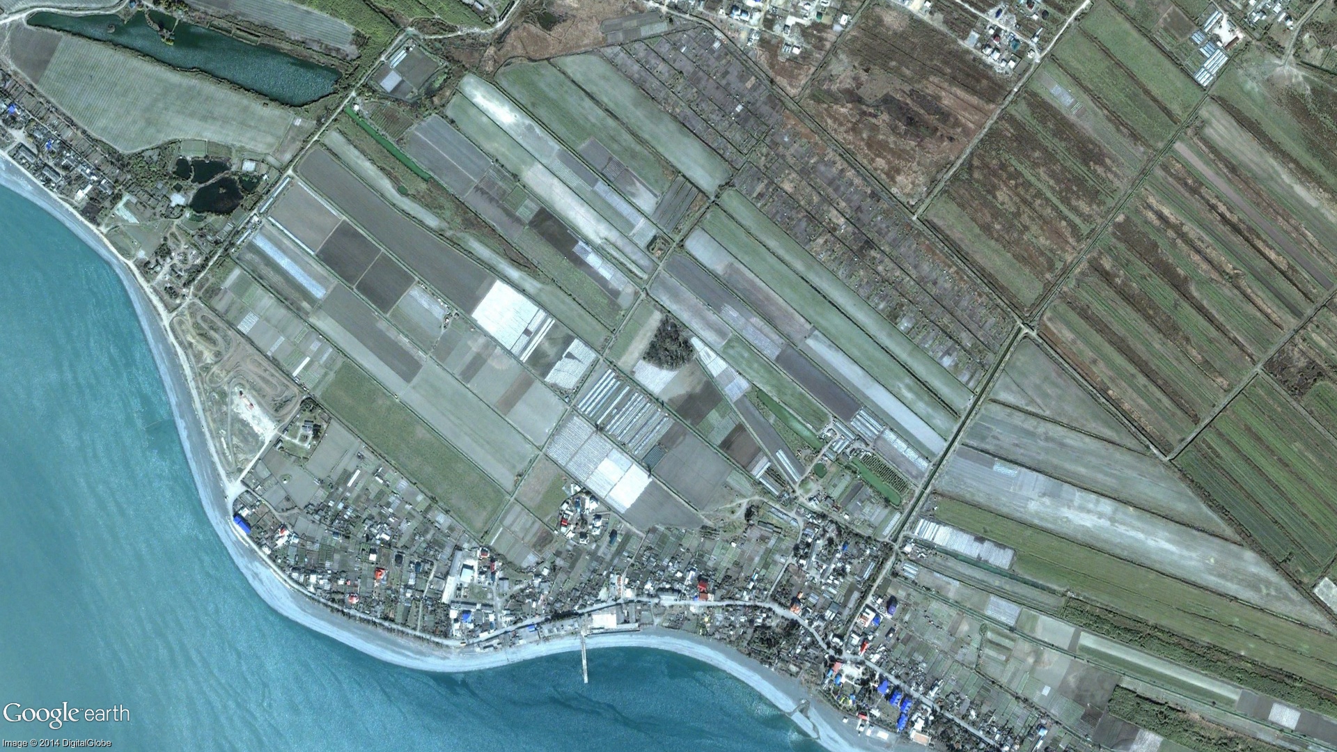 Aerial view of Sochi in 2005