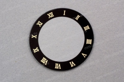 Стекло плоское BLACK RING с римскими цифрами 1мм 200